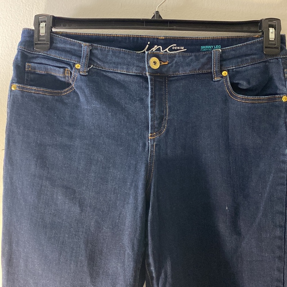 INC Denim | Skinny Leg Curvy Fit Short Style - Picture 2 of 12